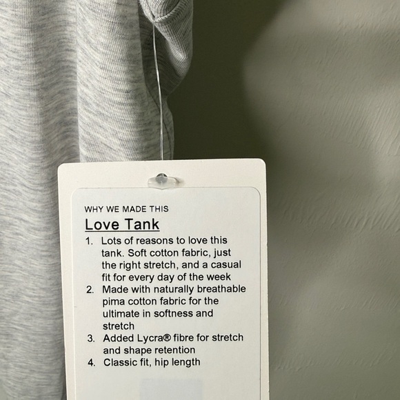 Lululemon Love Tank - Picture 4 of 4